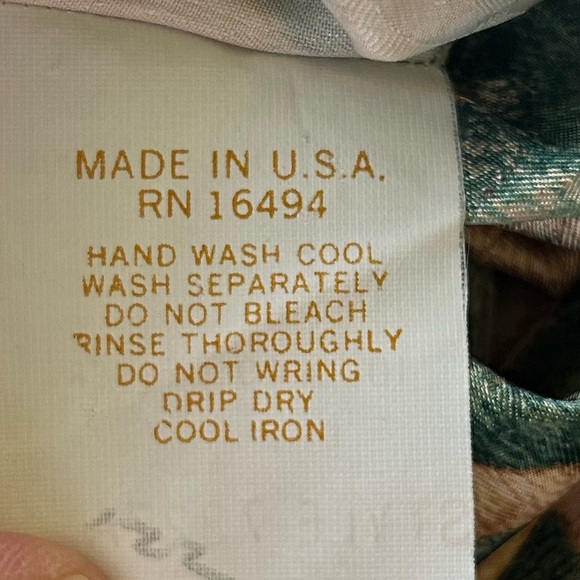 Mary McFadden Vintage Caftan Silky Satin Excellent One Size - Picture 8 of 12